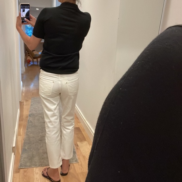 Auth YSL White Denim Jeans - Picture 7 of 11